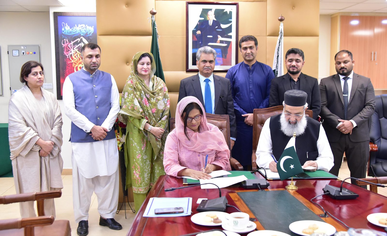 MoU signing between the National AI Hub and MoNHSRC — photo 2