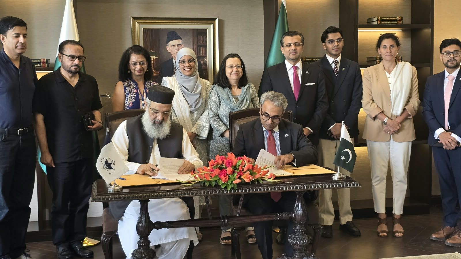 MoU signing between the Office of AI Punjab and the National AI Hub — photo 1