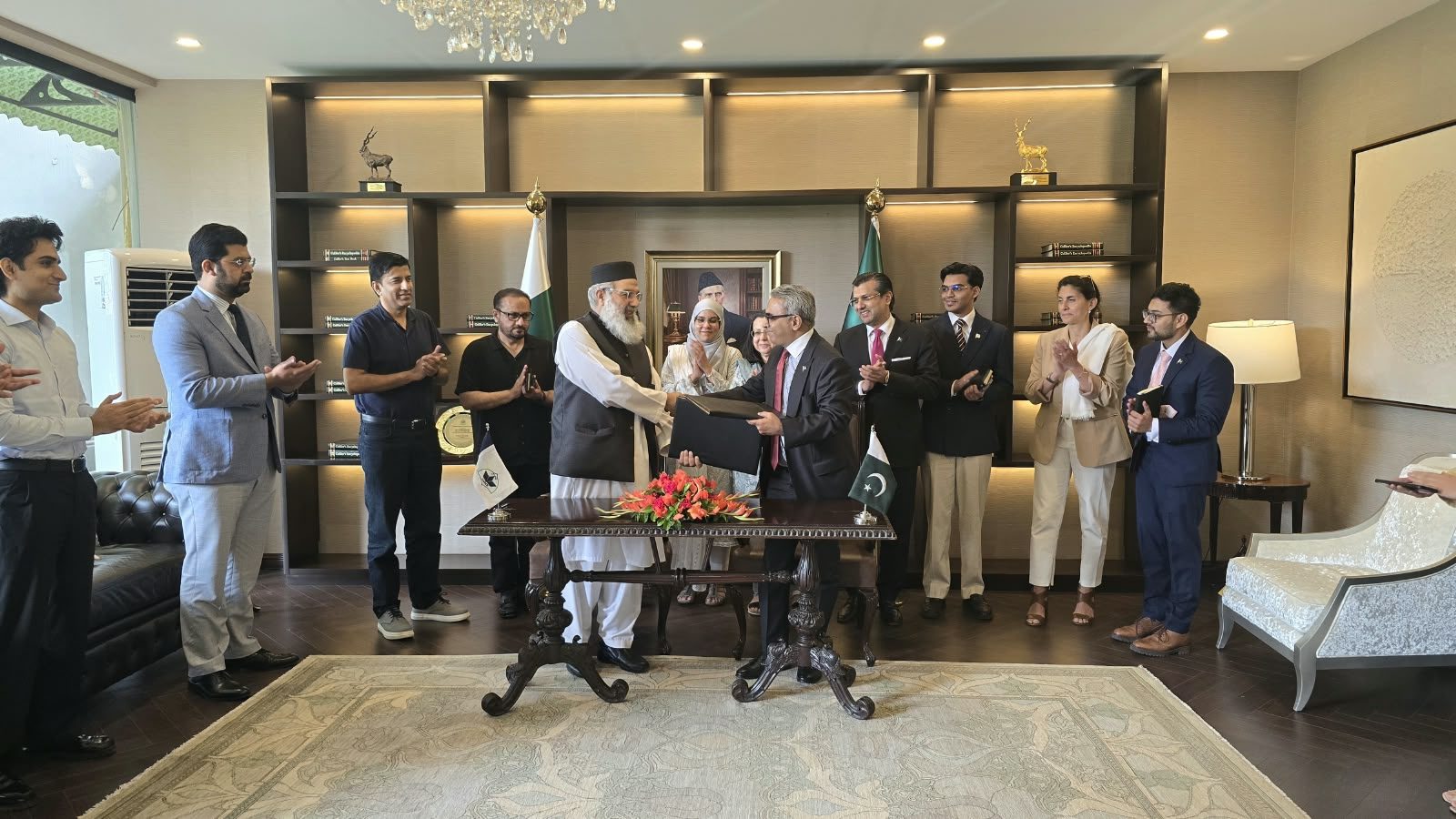MoU signing between the Office of AI Punjab and the National AI Hub — photo 2